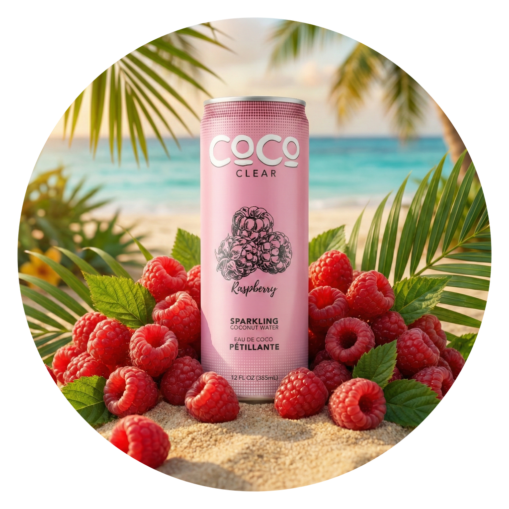 CoCo Clear Raspberry (24 Pack)