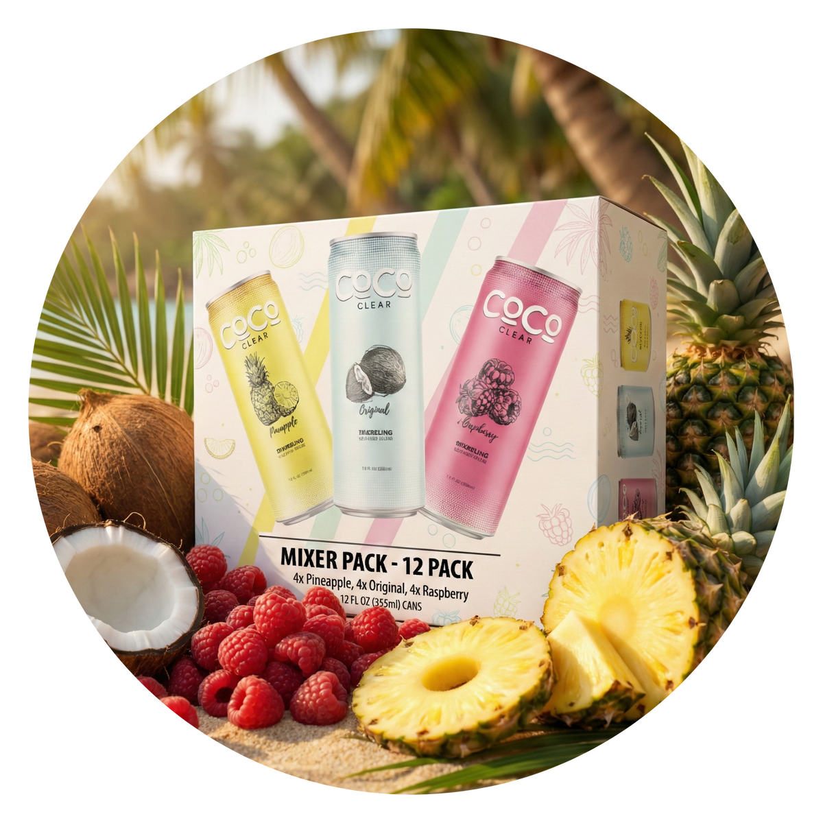 CoCo Clear 12 Can Mixer Pack