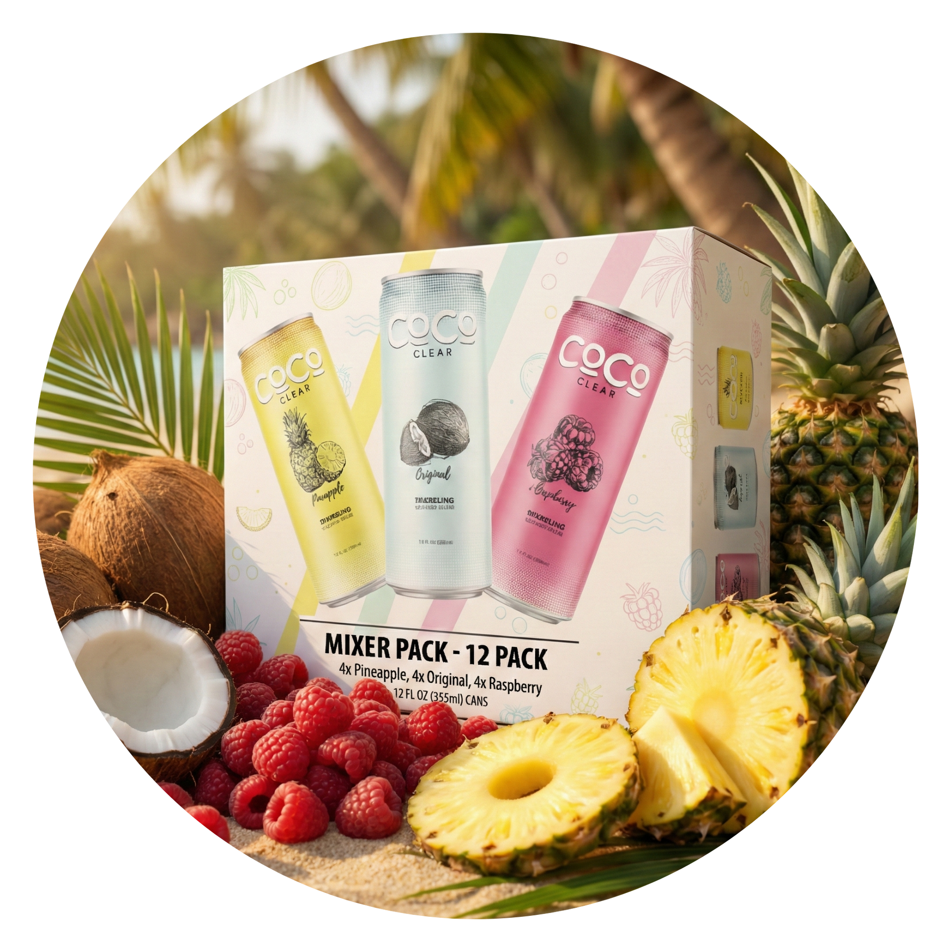CoCo Clear 12 Can Mixer Pack